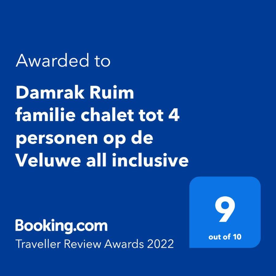 Ruim Familie Chalet Tot 4 Personen Op De Veluwe Bungalowpark De Kern Putten Eksteriør bilde